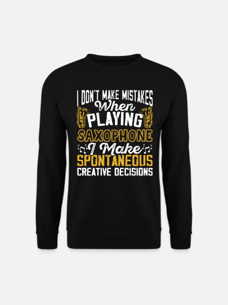 Saxophonist, Saxophone, Sound, Smooth Jazz - Unisex Sweatshirt - black