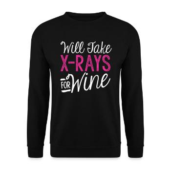 Xray Tech, Xray -Techniker - Unisex Pullover - Schwarz - Vorne - Alina (178cm) & Michal (187cm)