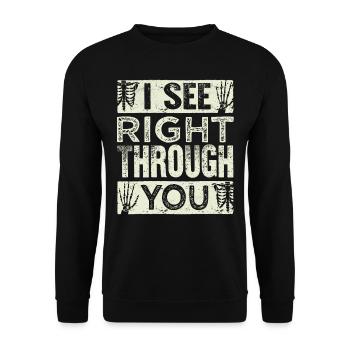 Xray Tech, Xray -Techniker - Unisex Pullover - Schwarz - Vorne - Alina (178cm) & Michal (187cm)