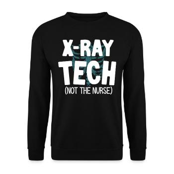 Xray Tech, Xray -Techniker - Unisex Pullover - Schwarz - Vorne - Alina (178cm) & Michal (187cm)