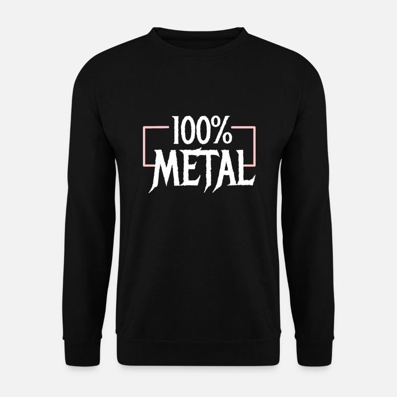 100 Heavy Metal - Unisex Pullover - Schwarz