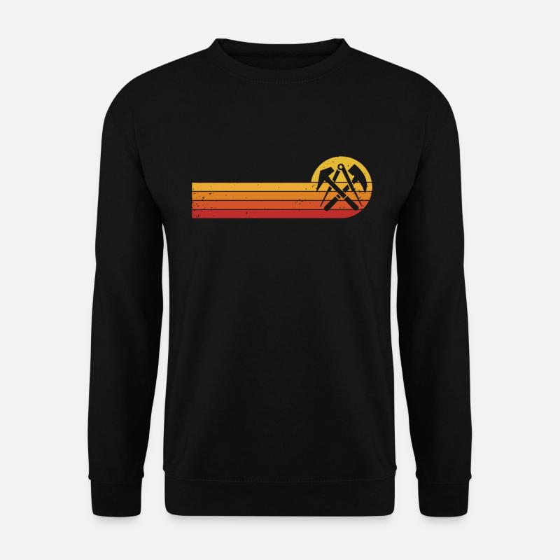 Dachdecker Zunftzeichen Dachdeckermeister - Unisex Pullover - Schwarz