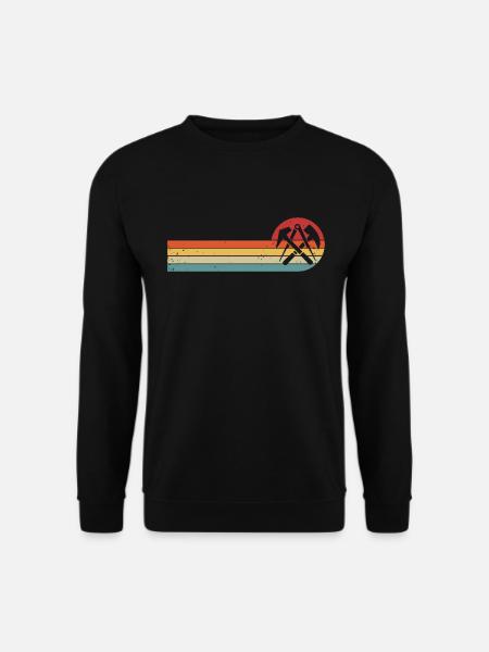 Dachdecker Zunftzeichen Dachdeckermeister - Unisex Pullover - Schwarz