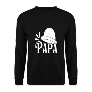 GRANDPA - Unisex Sweatshirt - black - Front - Alina (178cm) & Michal (187cm)