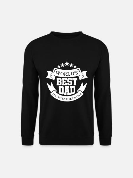 Der beste Vater der Welt - der beste Vater der Welt - - Unisex Pullover - Schwarz