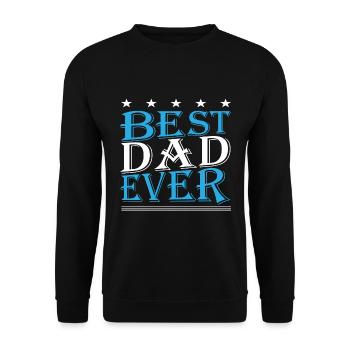 Bester Vater aller Zeiten - Unisex Pullover - Schwarz - Vorne - Alina (178cm) & Michal (187cm)