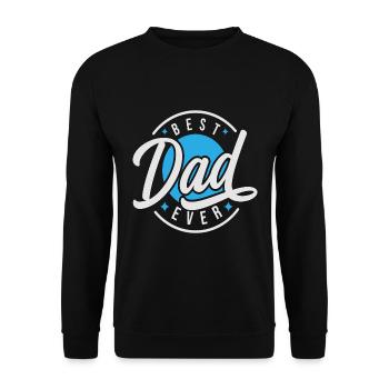 Bester Vater aller Zeiten - Unisex Pullover - Schwarz - Vorne - Alina (178cm) & Michal (187cm)