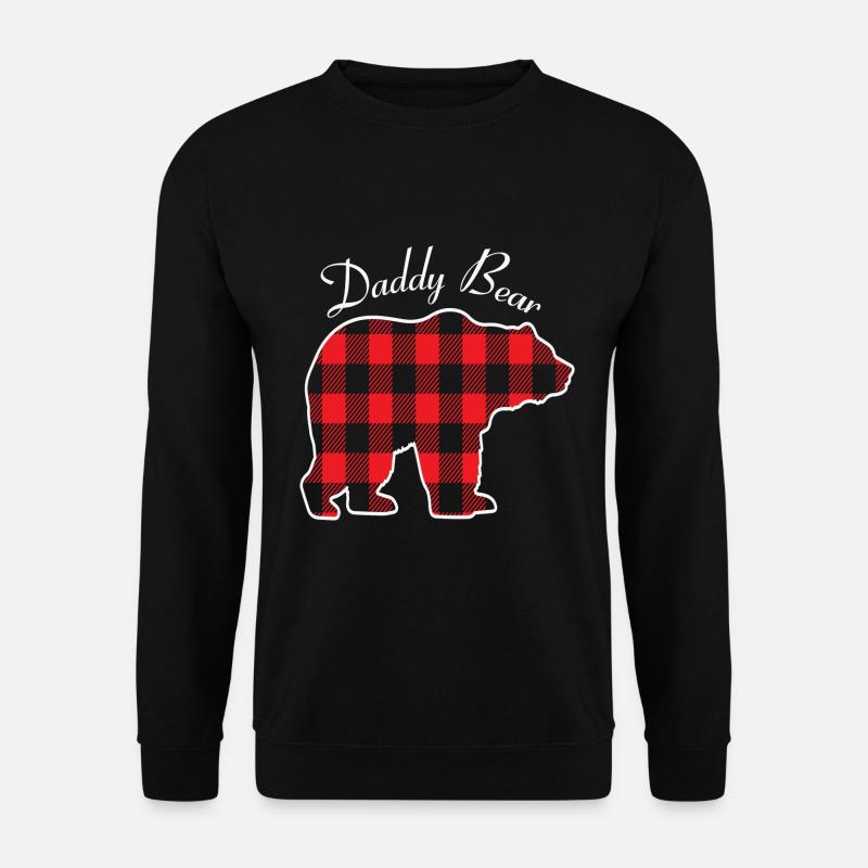 DADDY BEAR - Unisex Pullover - Schwarz