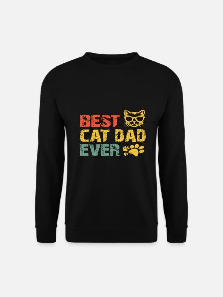 Vater der Katze - Unisex Pullover - Schwarz