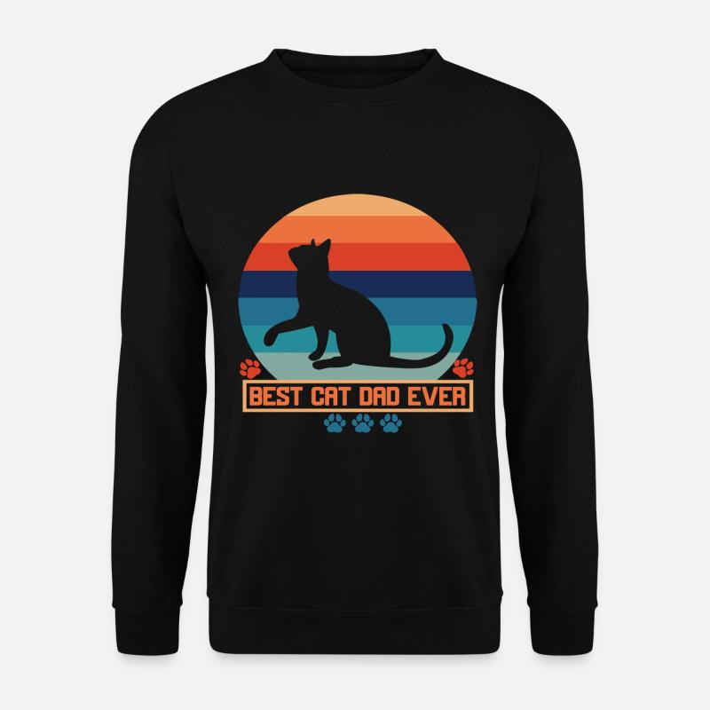 Vater der Katze - Unisex Pullover - Schwarz