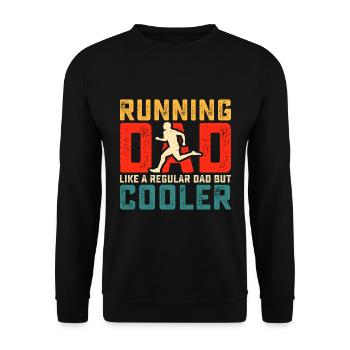 Father Father Father - Unisex Sweatshirt - black - Front - Alina (178cm) & Michal (187cm)