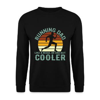 Father Father Father - Unisex Sweatshirt - black - Front - Alina (178cm) & Michal (187cm)