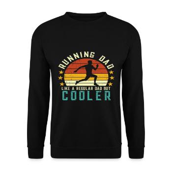 Father Father Father - Unisex Sweatshirt - black - Front - Alina (178cm) & Michal (187cm)