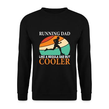Father Father Father - Unisex Sweatshirt - black - Front - Alina (178cm) & Michal (187cm)