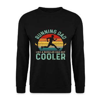 Father Father Father - Unisex Sweatshirt - black - Front - Alina (178cm) & Michal (187cm)