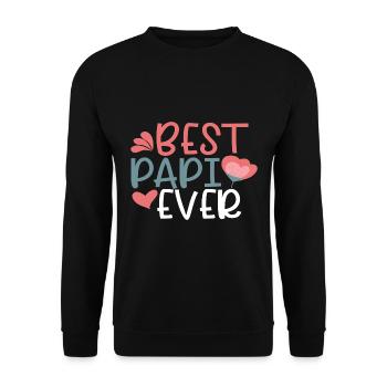 Father Father Father - Unisex Sweatshirt - black - Front - Alina (178cm) & Michal (187cm)