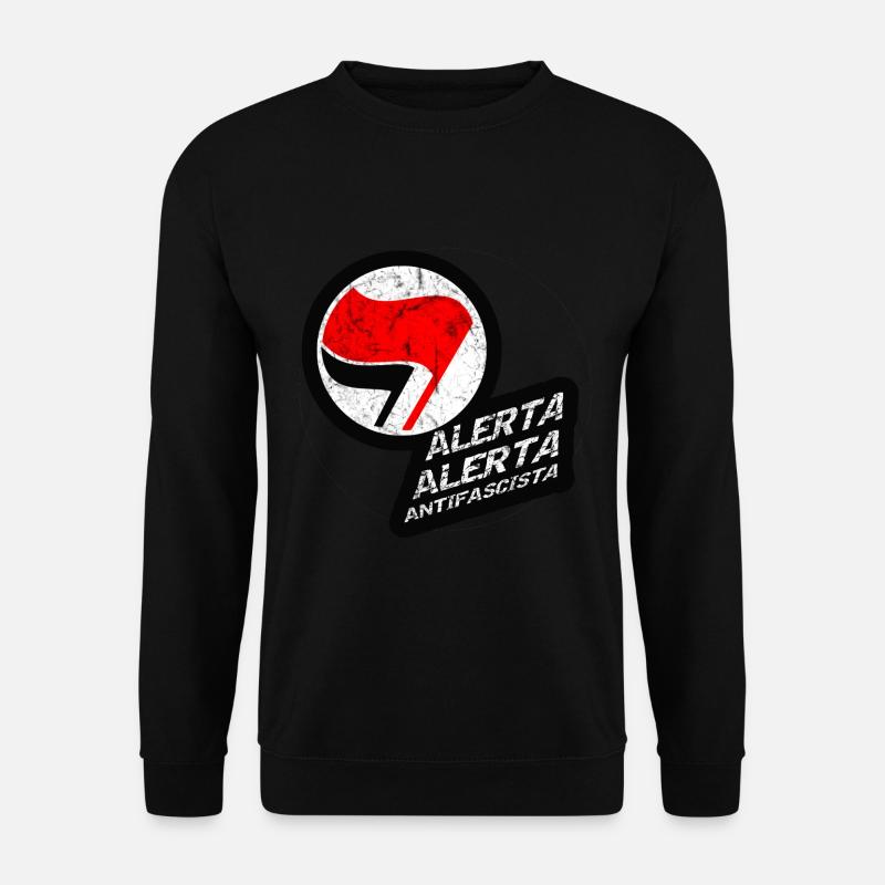 ANTIFASCHISTISCH ALERTA ALERTA ANTIFASCISTA - Unisex Pullover - Schwarz
