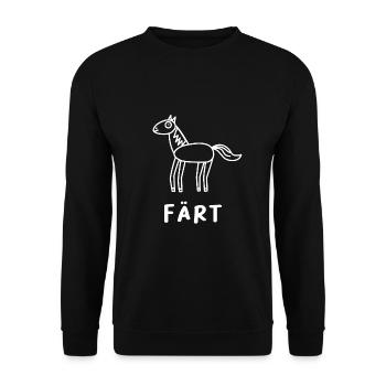 Färt - Unisex Pullover - Schwarz - Vorne - Alina (178cm) & Michal (187cm)