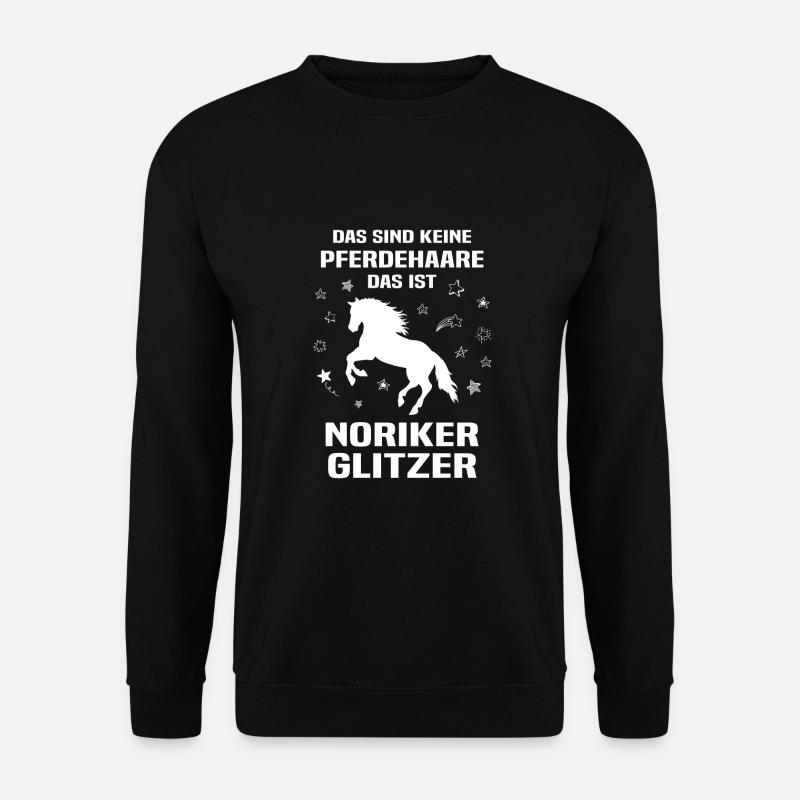 Noriker Glitzer - Unisex Pullover - Schwarz