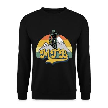 Vélo de montagne Cyclisme Cyclisme Cyclisme - Sweat-shirt Unisexe - noir - Devant - Alina (178cm) & Michal (187cm)