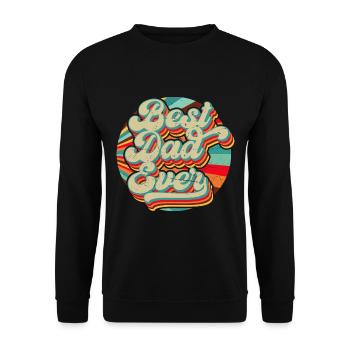 Meilleur cadeau de papa de la fête des pères - Sweat-shirt Unisexe - noir - Devant - Alina (178cm) & Michal (187cm)