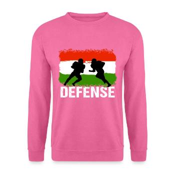American Football Ungarn Defense - Unisex Pullover - Pink - Vorne
