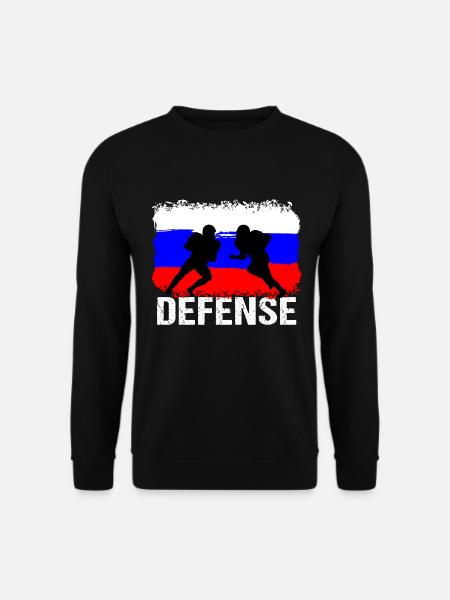 Football américain Russie Défense - Sweat-shirt Unisexe - noir
