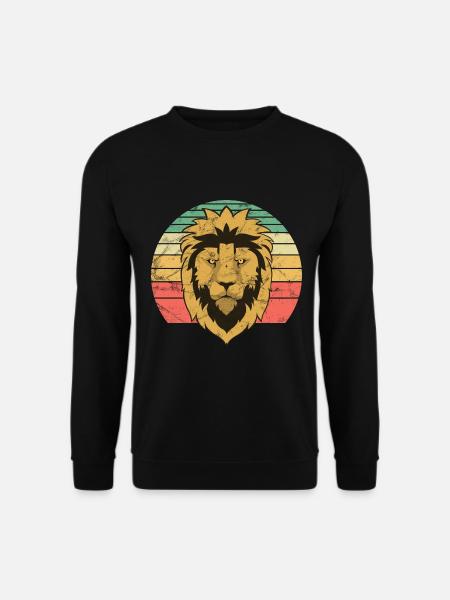 Löwenkopf - Unisex Pullover - Schwarz