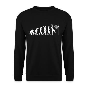 Evolution Basketball Game - Unisex Pullover - Schwarz - Vorne - Alina (178cm) & Michal (187cm)