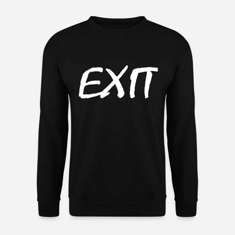Exit - Unisex Pullover - Schwarz