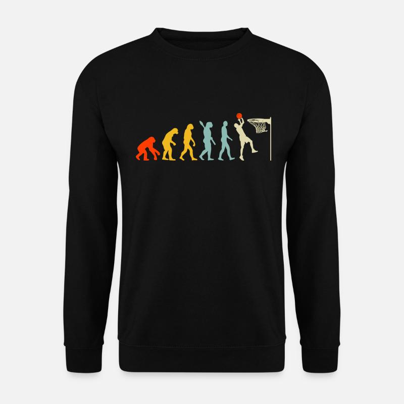Jeu de basket-ball Evolution - Sweat-shirt Unisexe - noir