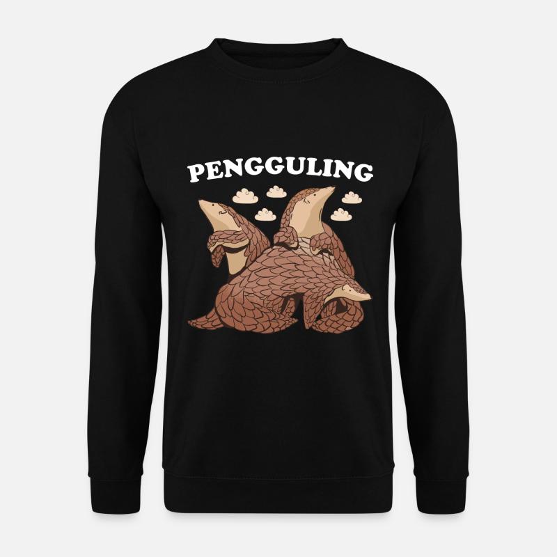 Pengguling Pangolin - Unisex Sweatshirt - black