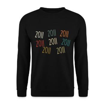 Année de naissance 2011 - légendaire depuis 2011 - Sweat-shirt Unisexe - noir - Devant - Alina (178cm) & Michal (187cm)