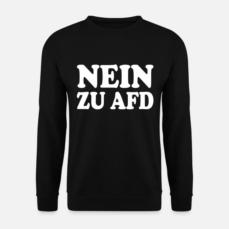No to afd - Unisex Sweatshirt - black