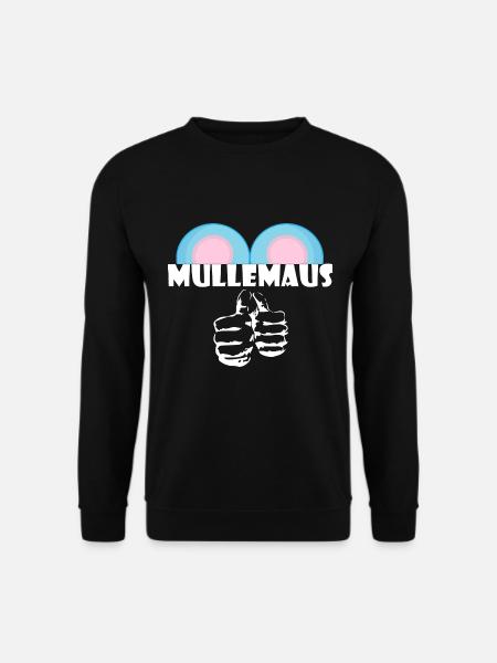 Kosename Mullemaus Geschenkidee - Unisex Pullover - Schwarz