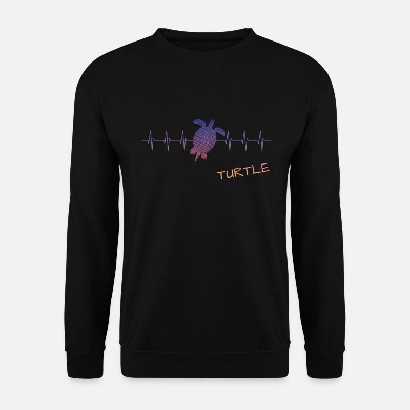 Turtle turtle - Unisex Pullover - Schwarz