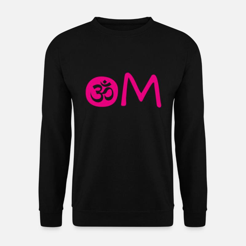 Om Yoga - Unisex Pullover - Schwarz