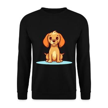 Conception de chien mignon pour les propriétaires de chiens - Sweat-shirt Unisexe - noir - Devant - Alina (178cm) & Michal (187cm)