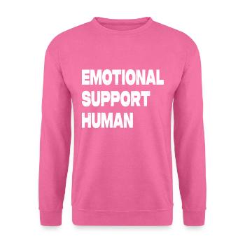 Soutien émotionnel humain - Sweat-shirt Unisexe - rose - Devant