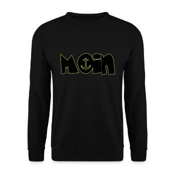 Moin - Unisex Pullover - Schwarz - Vorne - Alina (178cm) & Michal (187cm)