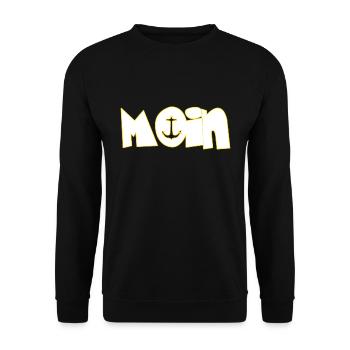 Moin - Unisex Pullover - Schwarz - Vorne - Alina (178cm) & Michal (187cm)