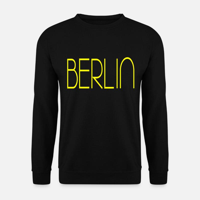 Berlin City - Unisex Pullover - Schwarz