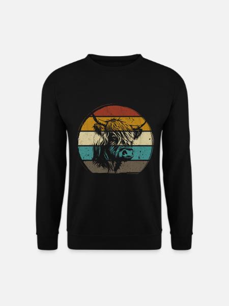 Highlander écossais Highland Cattle Highland - Sweat-shirt Unisexe - noir