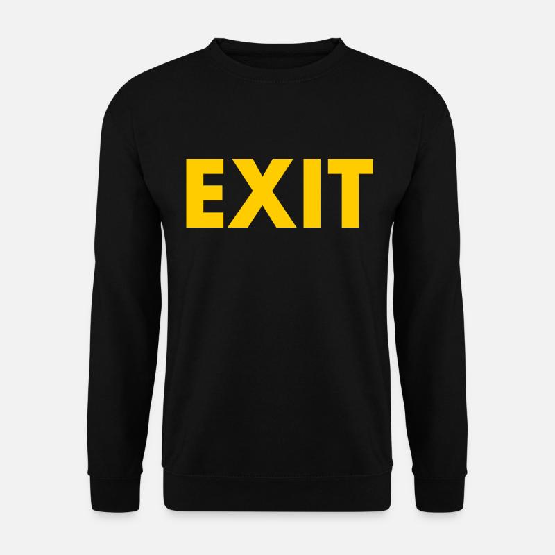 Exit - Sweat-shirt Unisexe - noir
