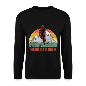 Vélo de montagne Cyclisme Cyclisme Cyclisme - Sweat-shirt Unisexe - noir - Devant - Alina (178cm) & Michal (187cm)