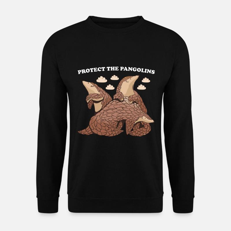 Protect The Pangolins Pangolin - Unisex Sweatshirt - black