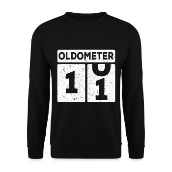 11th birthday 11 years Funny 11th birthday - Unisex Sweatshirt - black - Front - Alina (178cm) & Michal (187cm)