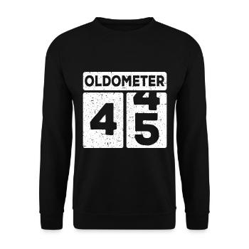 45e anniversaire 45 ans drôle 45e anniversaire - Sweat-shirt Unisexe - noir - Devant - Alina (178cm) & Michal (187cm)