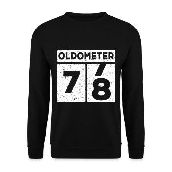78ter Geburtstag 78 Jahre Lustiges 78 Geburtstag - Unisex Pullover - Schwarz - Vorne - Alina (178cm) & Michal (187cm)