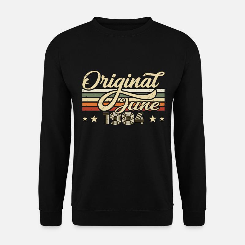 Juni 1984 | Geburtstag 1984 Jahrgang Juni 1984 - Unisex Pullover - Schwarz